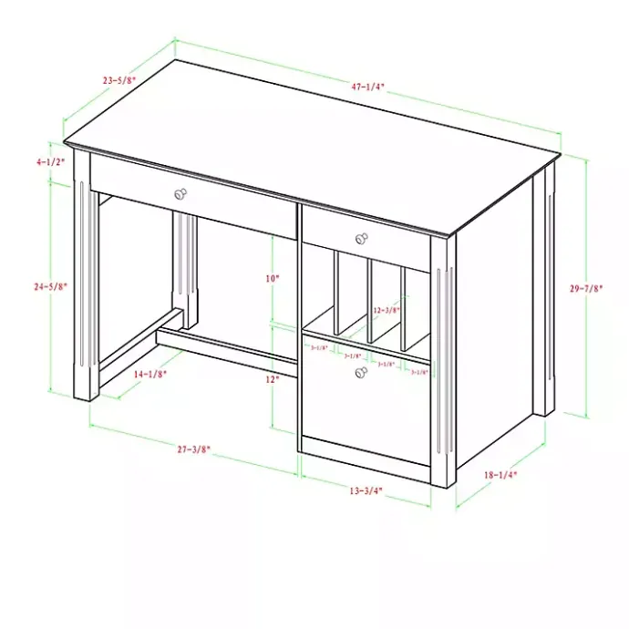 Best Kirklands Home Wood Computer Desk White
