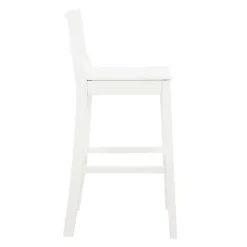 Clearance Kirklands Home Wood Devin Bar Stools, Set of 2 White