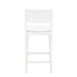 Discount Kirklands Home Wood Devin Counter Stools, Set of 2 White