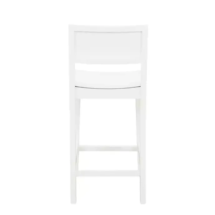 Discount Kirklands Home Wood Devin Counter Stools, Set of 2 White