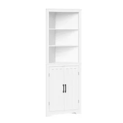 Online Kirklands Home Wood 2-Door Corner Storage Cabinet White