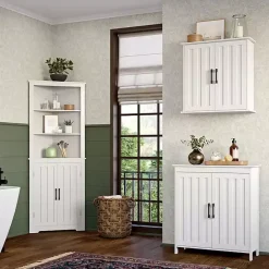 Online Kirklands Home Wood 2-Door Corner Storage Cabinet White
