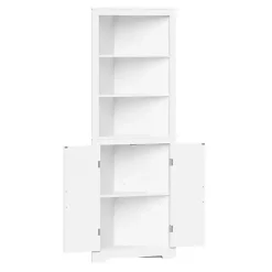 Online Kirklands Home Wood 2-Door Corner Storage Cabinet White