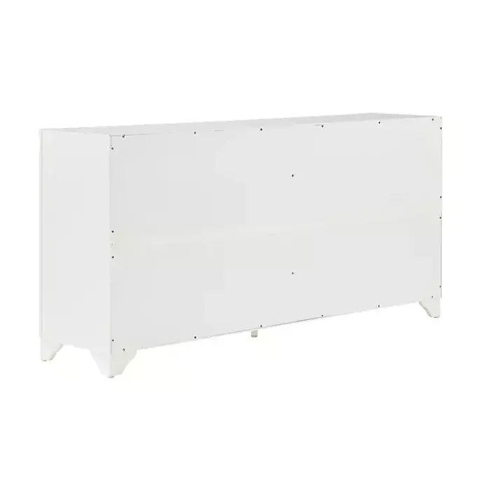 Outlet Kirklands Home Wood 4-Door Sideboard Cabinet White