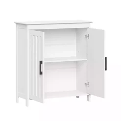 Hot Kirklands Home Wood 2-Door Storage Cabinet White
