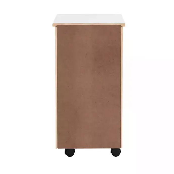 Sale Kirklands Home Wood 6-Drawer Cary Storage Cart White