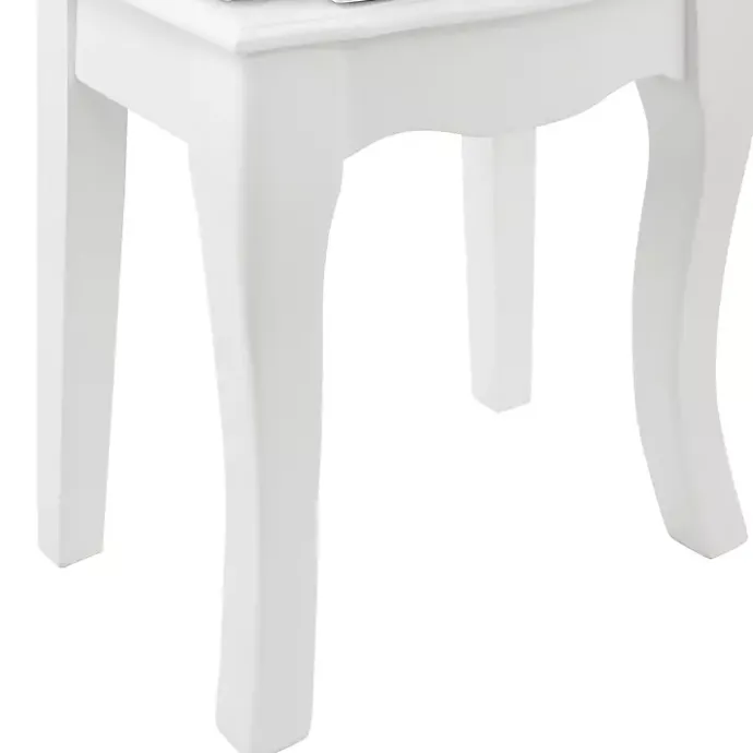 Clearance Kirklands Home Wood 4-Drawer Elena Jewelry Armoire White