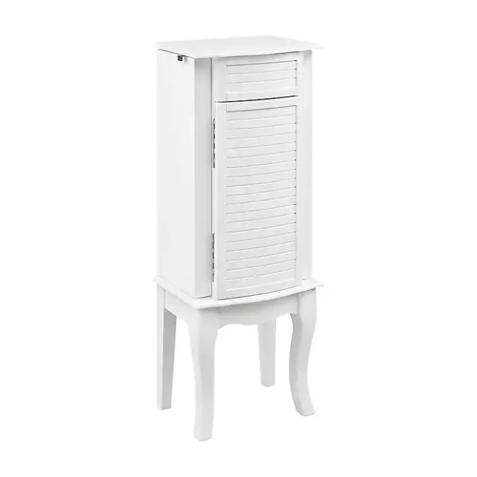 Clearance Kirklands Home Wood 4-Drawer Elena Jewelry Armoire White