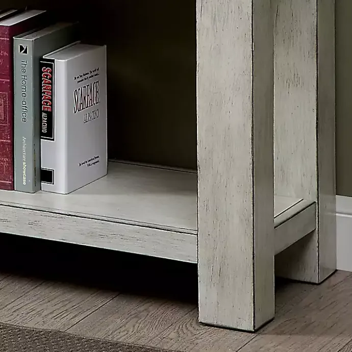 Sale Kirklands Home Wood 4-Drawer Farmhouse Console Table White