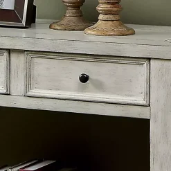 Sale Kirklands Home Wood 4-Drawer Farmhouse Console Table White