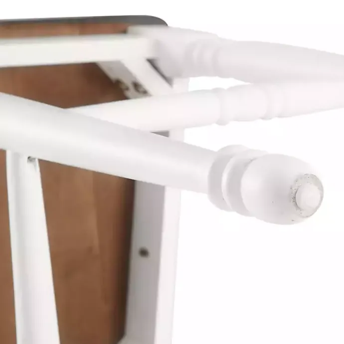 Clearance Kirklands Home Wood Farmhouse Dining Chairs, Set of 4 White