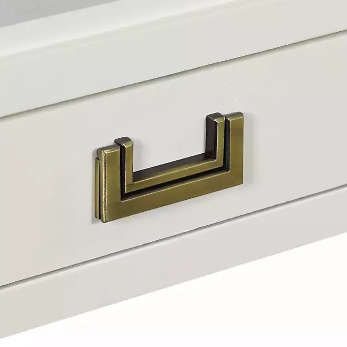 Clearance Kirklands Home Wood Layla Accent Table White