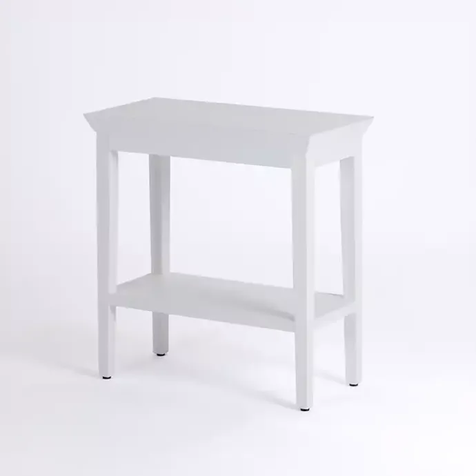 Clearance Kirklands Home Wood Marlee Side Table White