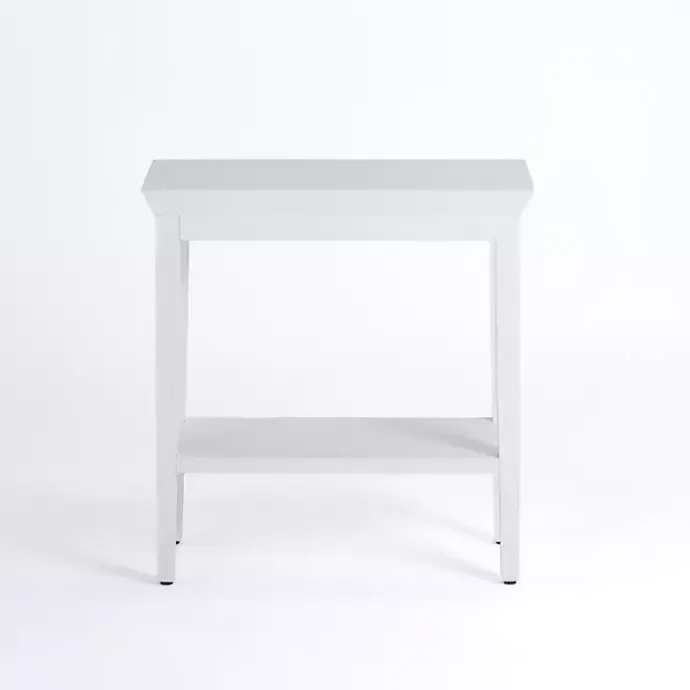 Clearance Kirklands Home Wood Marlee Side Table White
