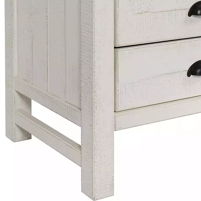 Clearance Kirklands Home Wood Open Shelf Nightstand White
