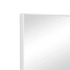 Best Kirklands Home White Wood Rectangular Wall Mirror, 24x40 in.