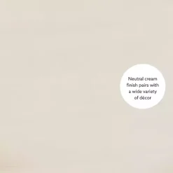 Kirklands Home Wood Round Base Side Table White