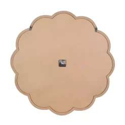 Best Kirklands Home White Wood Scalloped Frame Wall Clock
