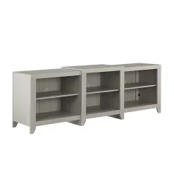 Discount Kirklands Home Wood 6-Shelf Media Cabinet White