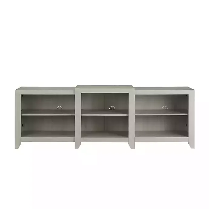 Discount Kirklands Home Wood 6-Shelf Media Cabinet White