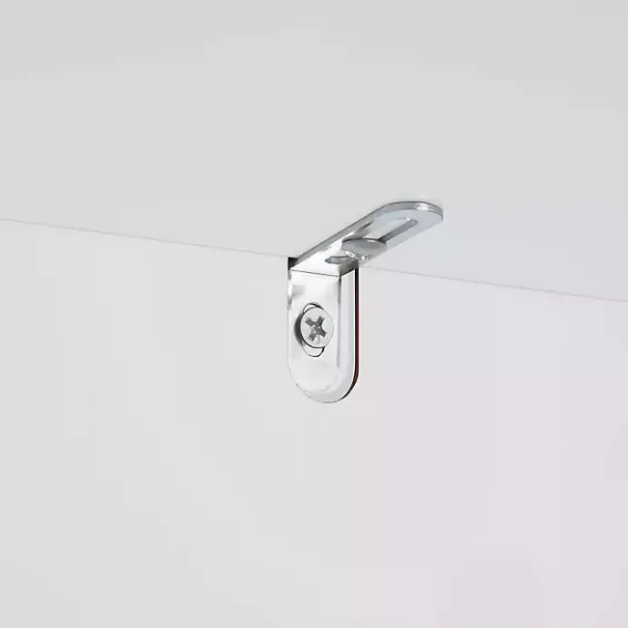 Clearance Kirklands Home Wood Slim Single Glass Door Floor Cabinet White