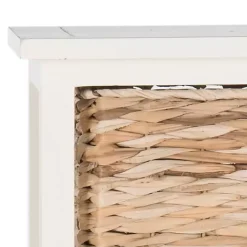 Sale Kirklands Home Wood 5-Tier Basket Storage Shelf White