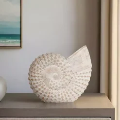 Online Kirklands Home Woven Seashell Statue White