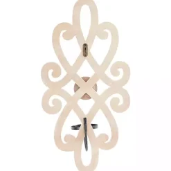 New Kirklands Home Whitewash Beaded Scroll Sconce