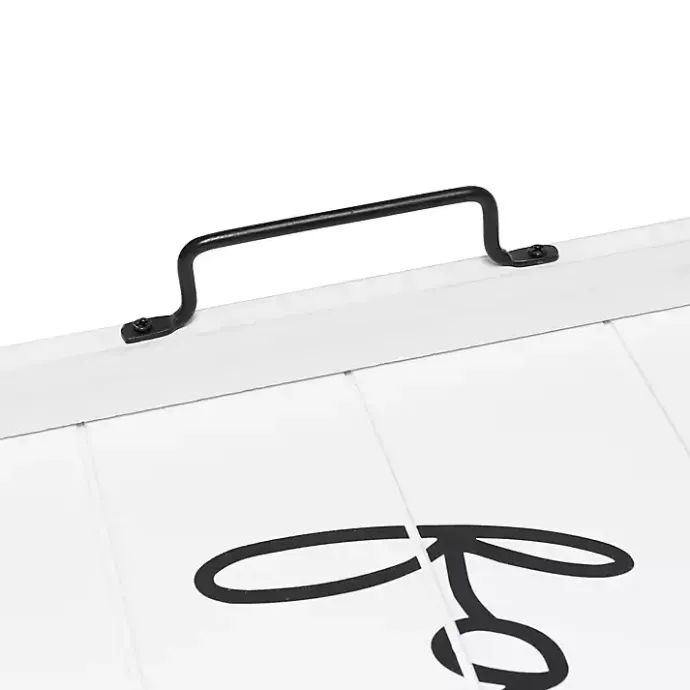 Outlet Kirklands Home Whitewash Family Wooden Tray