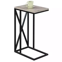 Sale Kirklands Home Whitewash Tucson C-Table Brown