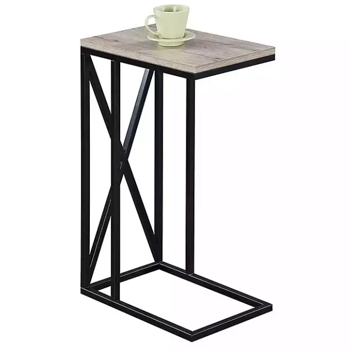 Sale Kirklands Home Whitewash Tucson C-Table Brown