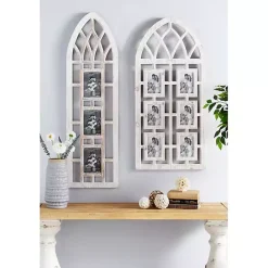 Best Kirklands Home Whitewash Window Arch 6-Opening Collage Frame
