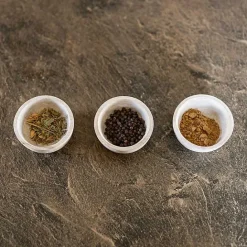 Hot Kirklands Home wash Wood Pinch Bowls, Set of 3 White