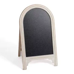 Sale Kirklands Home Whitewashed Beaded Chalkboard Easel