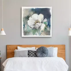 Online Kirklands Home Whitewashed Peony Canvas Art Print