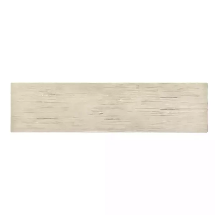 Clearance Kirklands Home washed Ramus Console Table White