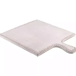 Outlet Kirklands Home washed Wood Beaded Edge Cutting Board, 14x18 White