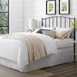 Hot Kirklands Home Whitley Metal Slat Full/Queen Headboard Black