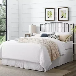 Sale Kirklands Home Whitley Metal Slat King Headboard Black