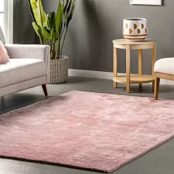 Sale Kirklands Home Whitlow Shag Washable Area Rug, 6x9 Pink