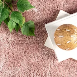 Sale Kirklands Home Whitlow Shag Washable Area Rug, 6x9 Pink