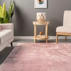 Sale Kirklands Home Whitlow Shag Washable Area Rug, 6x9 Pink