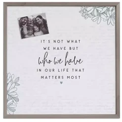 Clearance Kirklands Home Who We Have Framed Pinboard