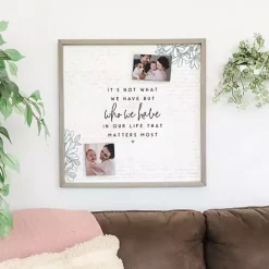 Clearance Kirklands Home Who We Have Framed Pinboard