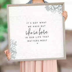 Clearance Kirklands Home Who We Have Framed Pinboard