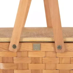 Outlet Kirklands Home Wicker Picnic Basket with Removable Cooler