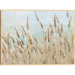 Hot Kirklands Home Wild Beach Reeds Framed Canvas Art Print Multi
