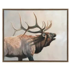 Sale Kirklands Home Wild Elk Framed Canvas Art Print