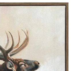 Sale Kirklands Home Wild Elk Framed Canvas Art Print