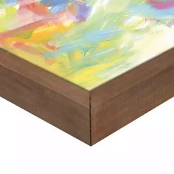 Kirklands Home Wild Horses Running Framed Canvas Art Print Multi